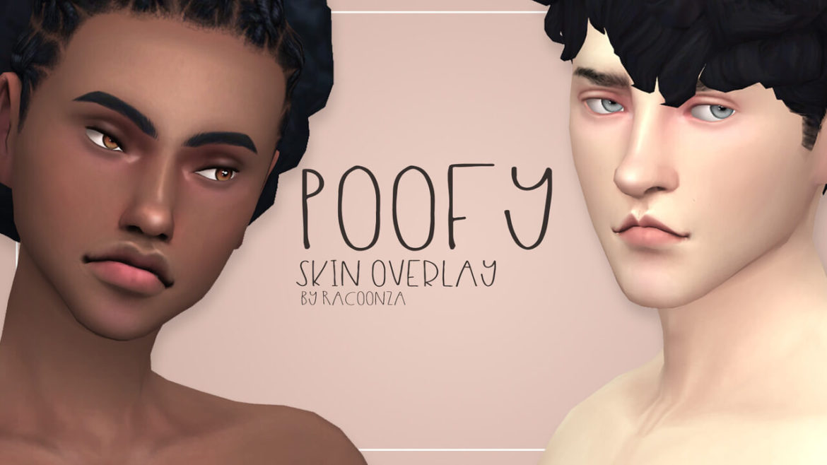 Sims 4 poofy skin overlay