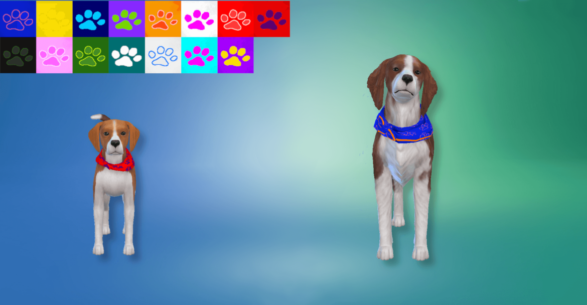 Sims 4 Recoloured Bandanas