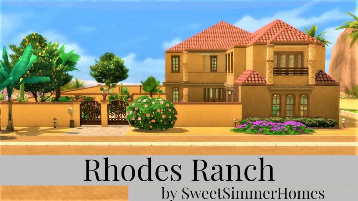 Sims 4 Rhodes Ranch