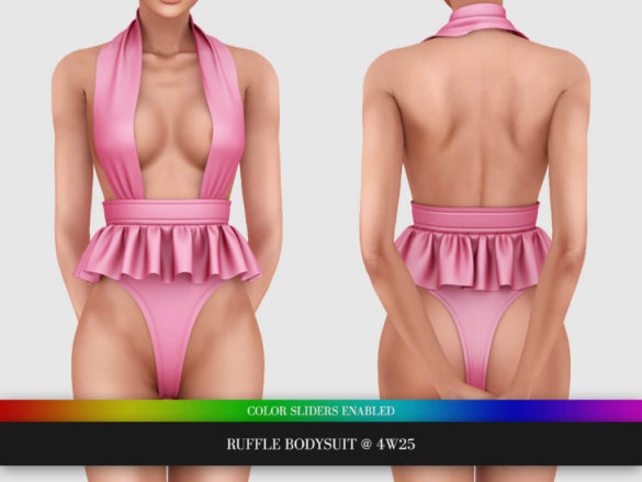 Sims 4 ruffle bodysuit