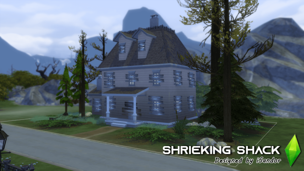 Sims 4 Shrieking Shack | Harry Potter Builds | Halloween
