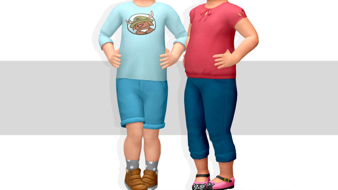 Sims 4 simblreen 2020 toddler mini set