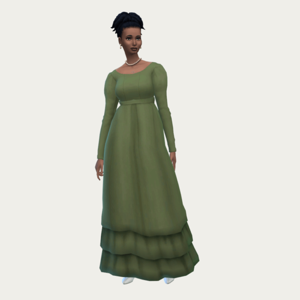 Sims 4 simblreen 2021 treat 2 the portia 1825 dress a
