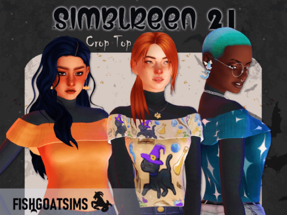 Sims 4 simblreen 21 crop top