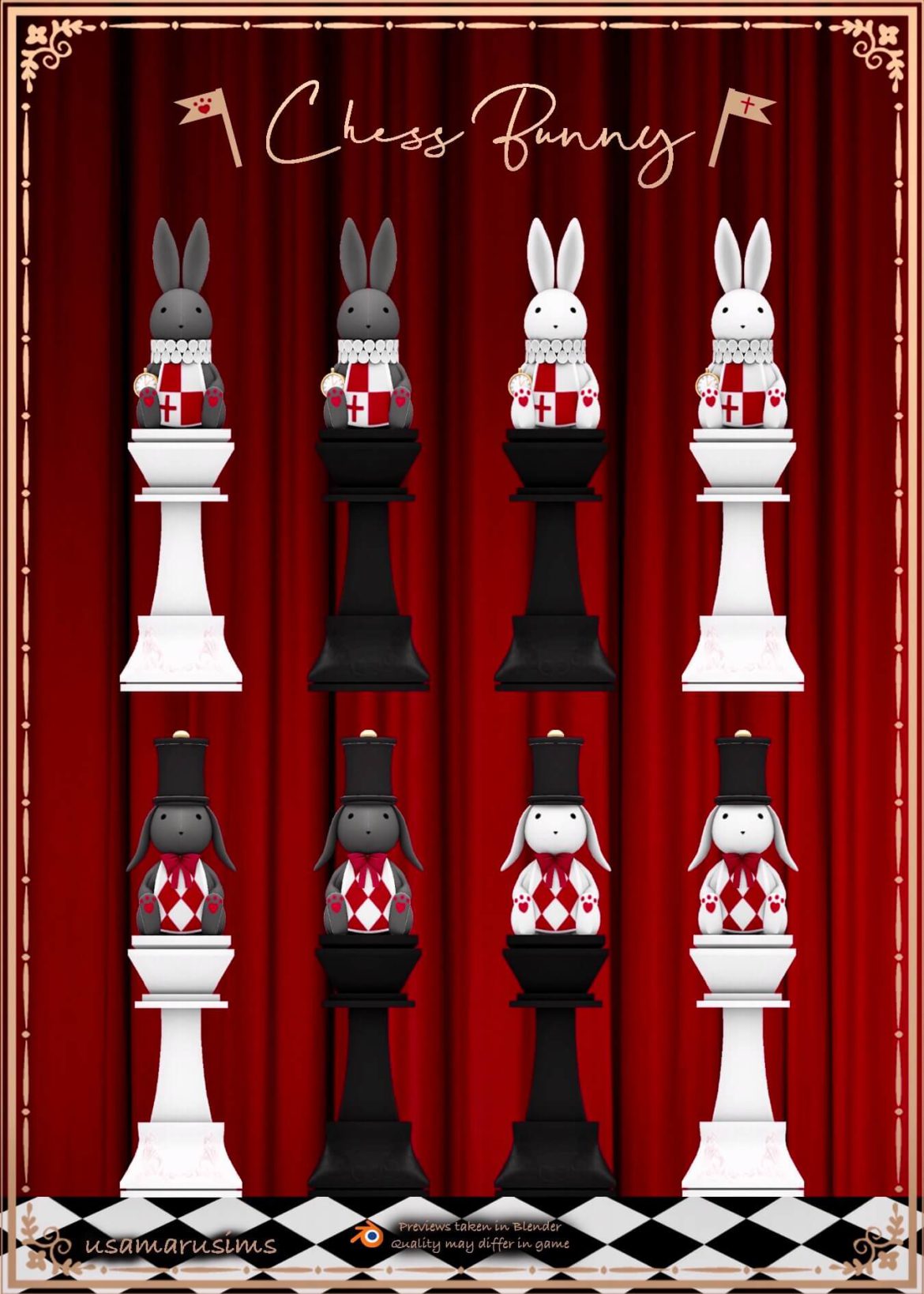 Sims 4 simblreen part 1 chess bunnies part 1