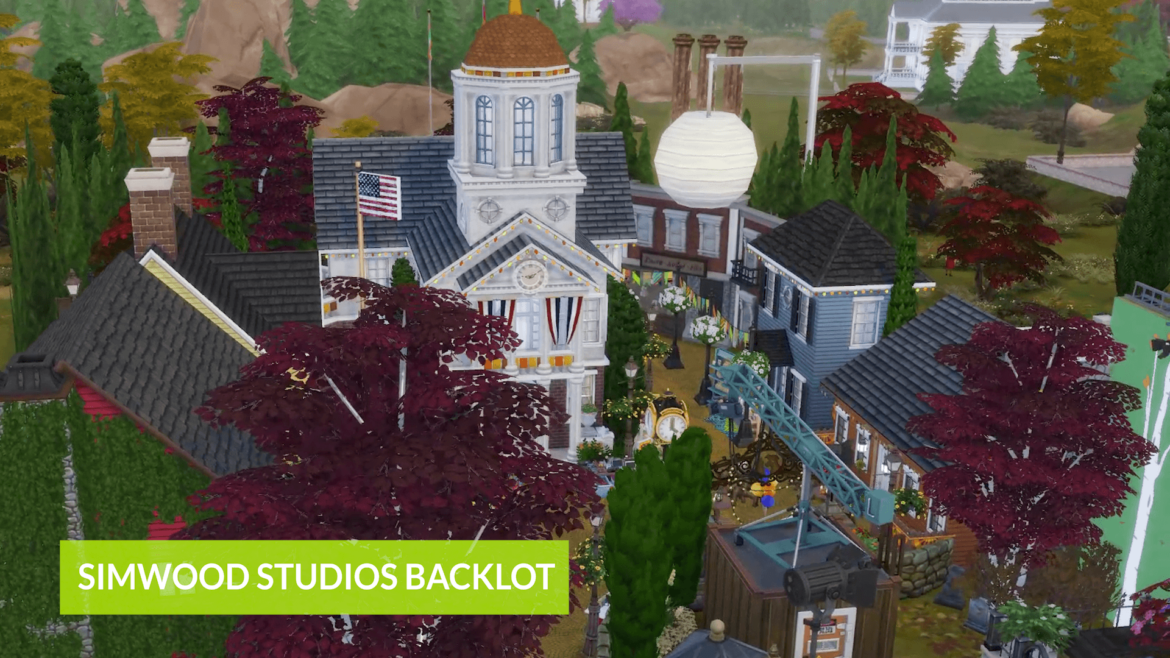 Sims 4 SimWood Studios Backlot – TS4 – NO CC