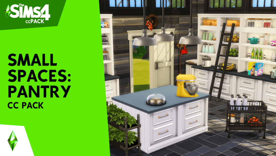 Sims 4 small spaces pantry cc pack
