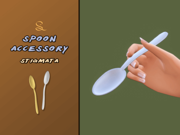 Sims 4 spoon accessory