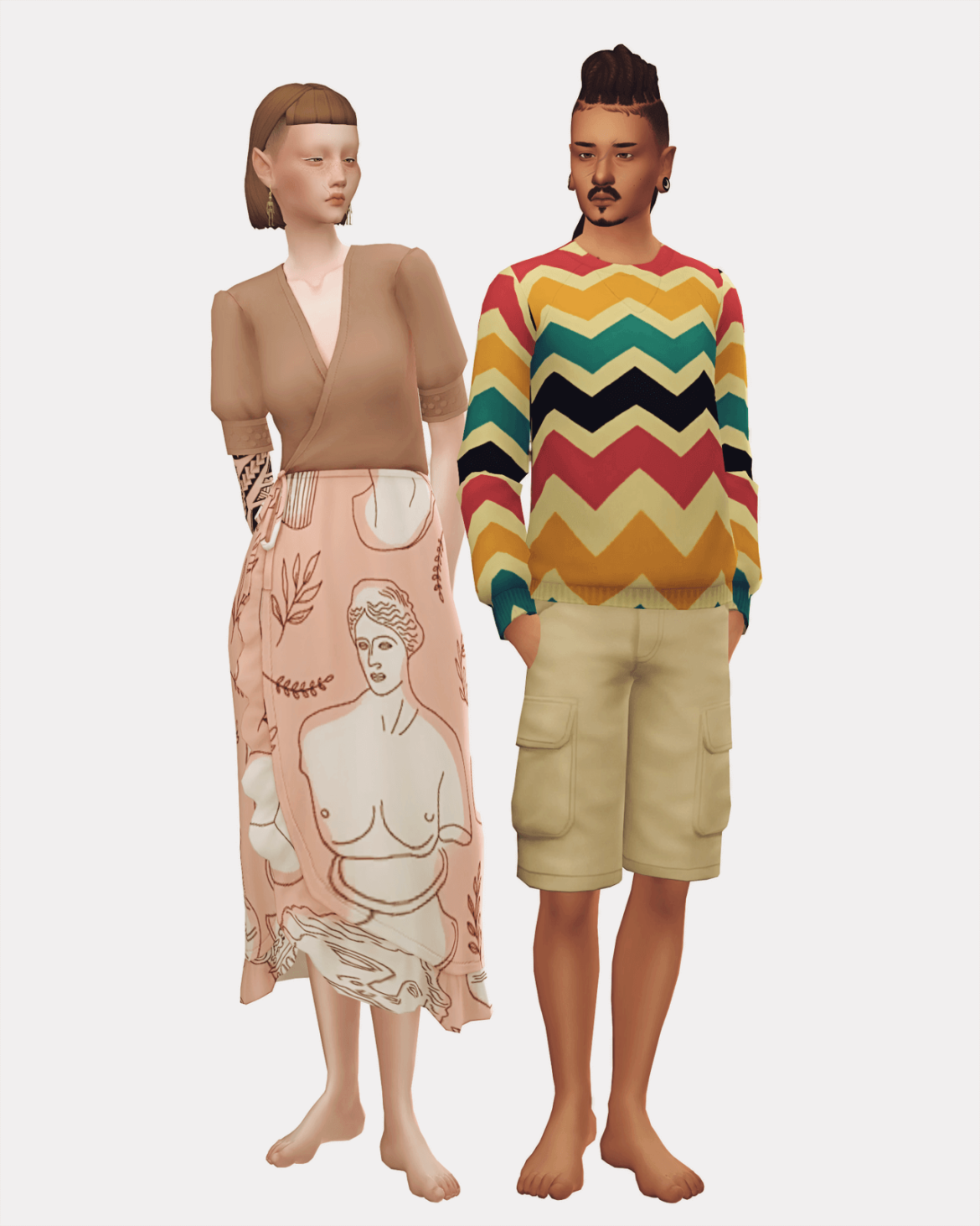 Sims 4 spring by kouzeesim sweater