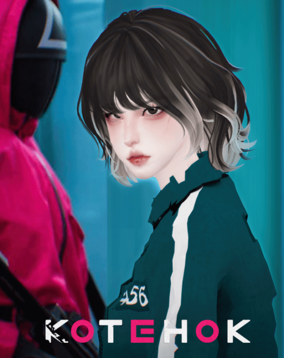 Sims 4 squid game hair
