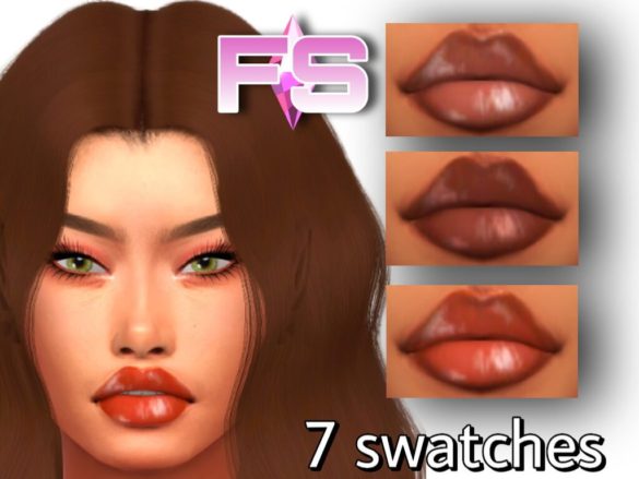 Sims 4 stay glossy v1 lips fs06 free