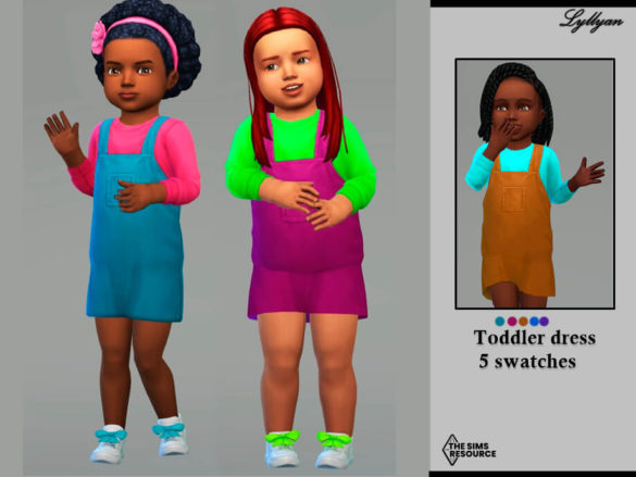 Sims 4 Toddler dress Camila by LYLLYAN