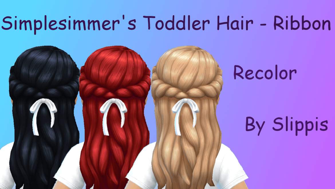 Sims 4 toddler hair ribbon