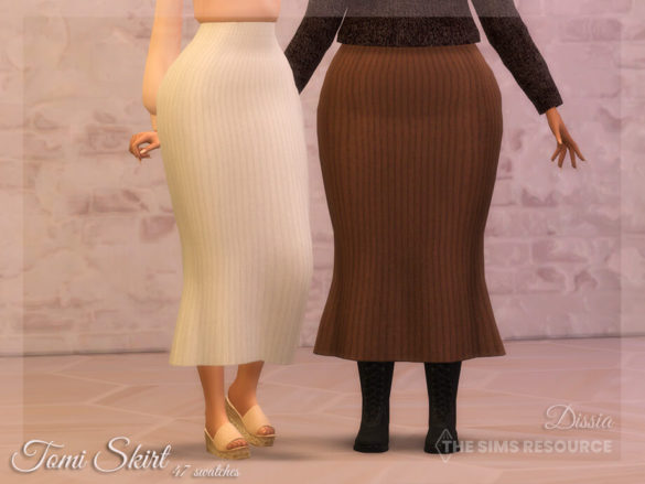 Sims 4 Tomi Skirt by Dissia