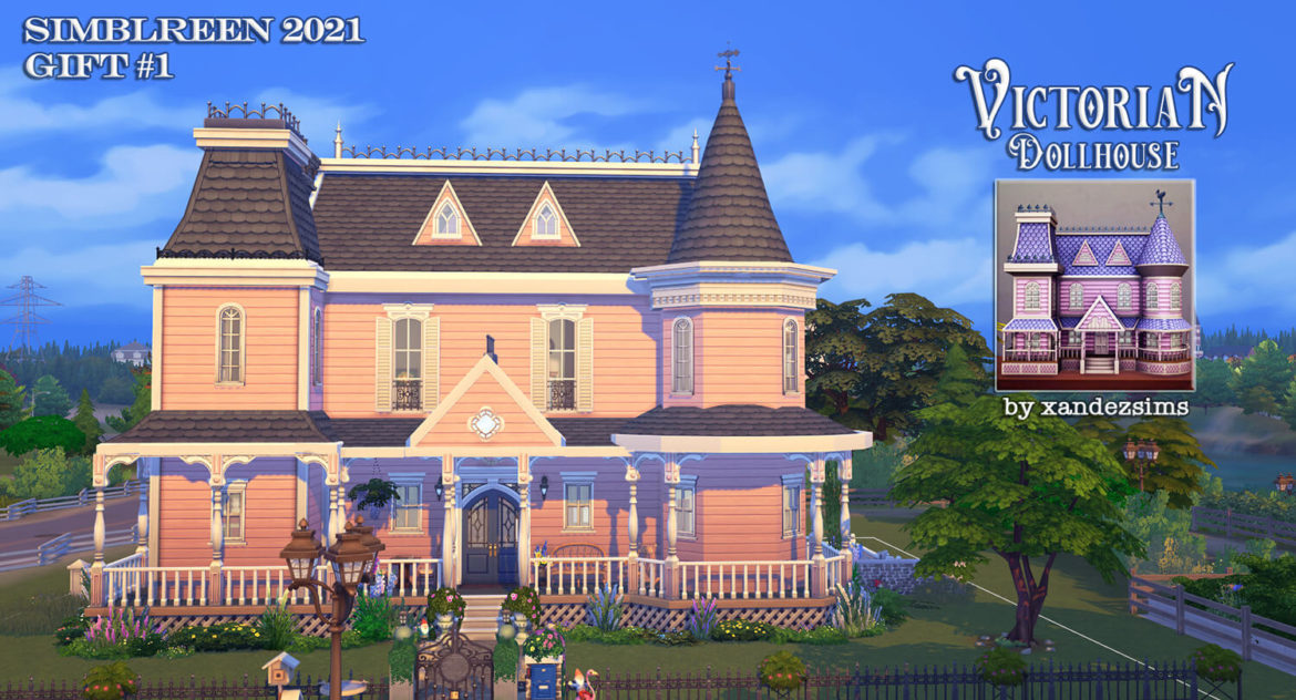 Sims 4 xandezsims build victorian dollhouse simblreen