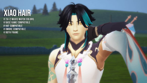 Sims 4 xiao hair