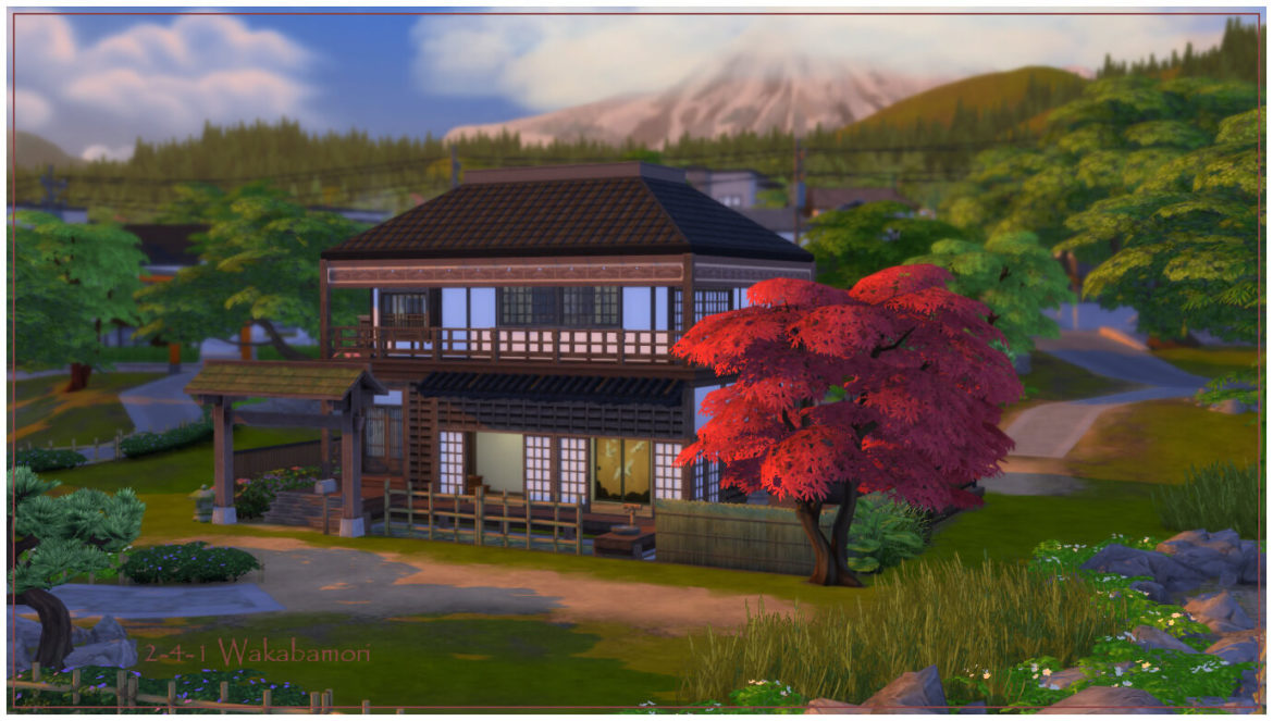 Sims 4 2 4 1 wakabamori home no cc