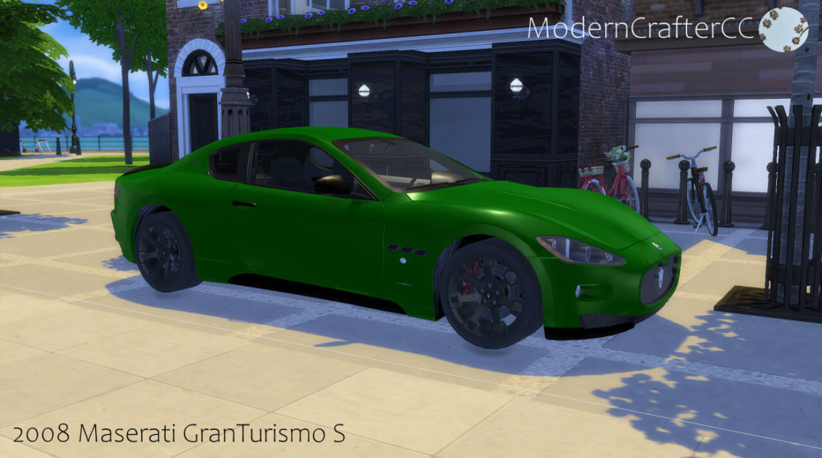 Sims 4 2008 Maserati GranTurismo S at Modern Crafter CC