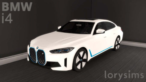 Sims 4 2022 BMW i4 at LorySims