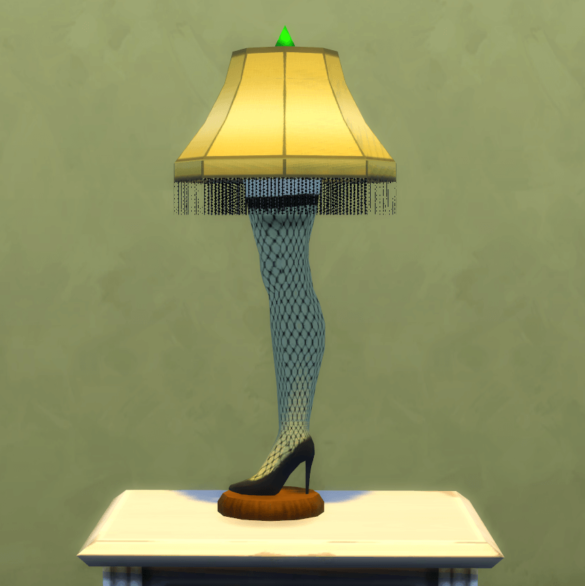 A Major Award! ”A Christmas Story” Leg Lamp for TS4
