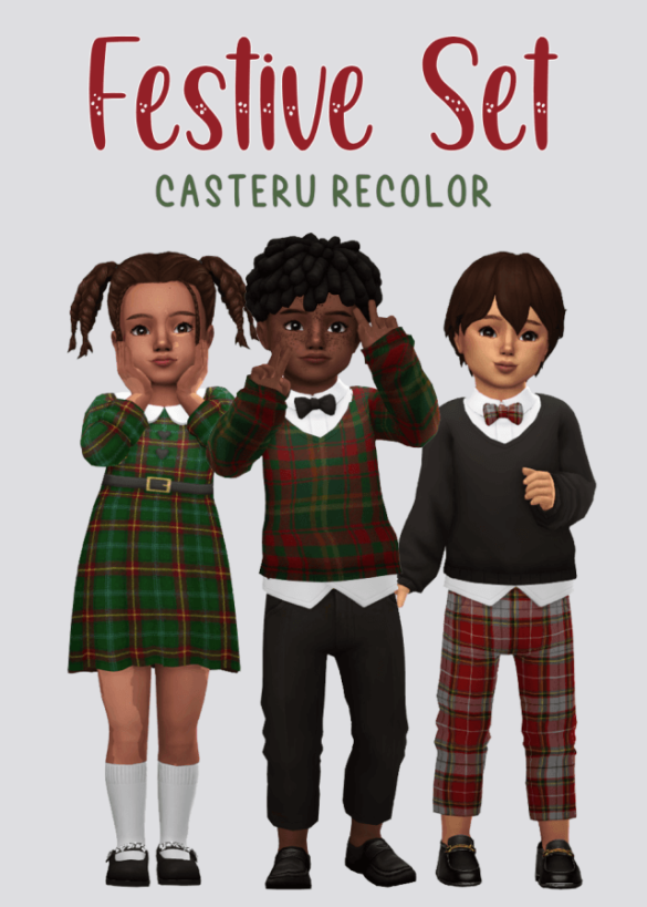 Sims 4 a recolor of casteruss festive set in 20 canadian