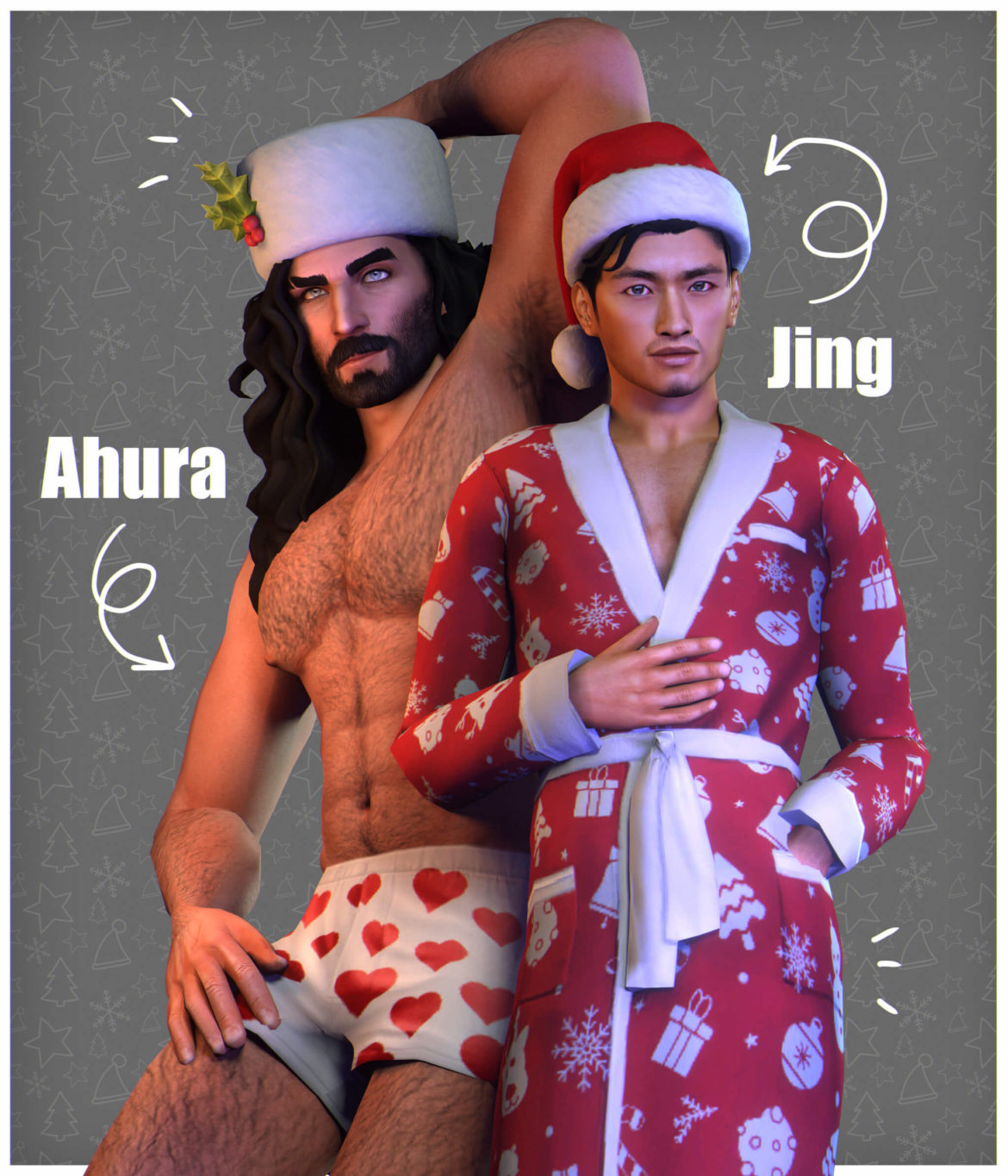 Sims 4 Ahura & Jing (Sim) download