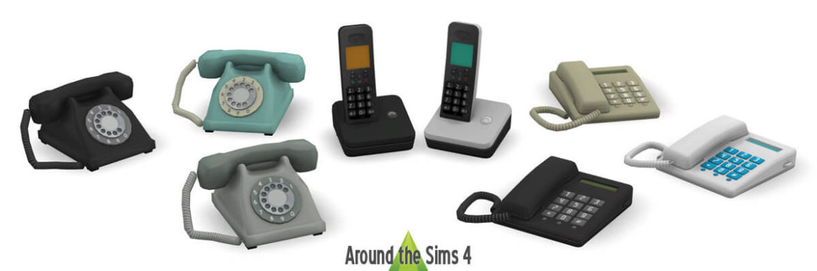 Sims 4 around the sims 4 home phones the classics