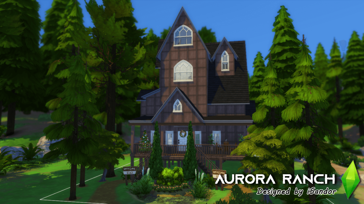 Sims 4 Aurora Ranch | NO CC