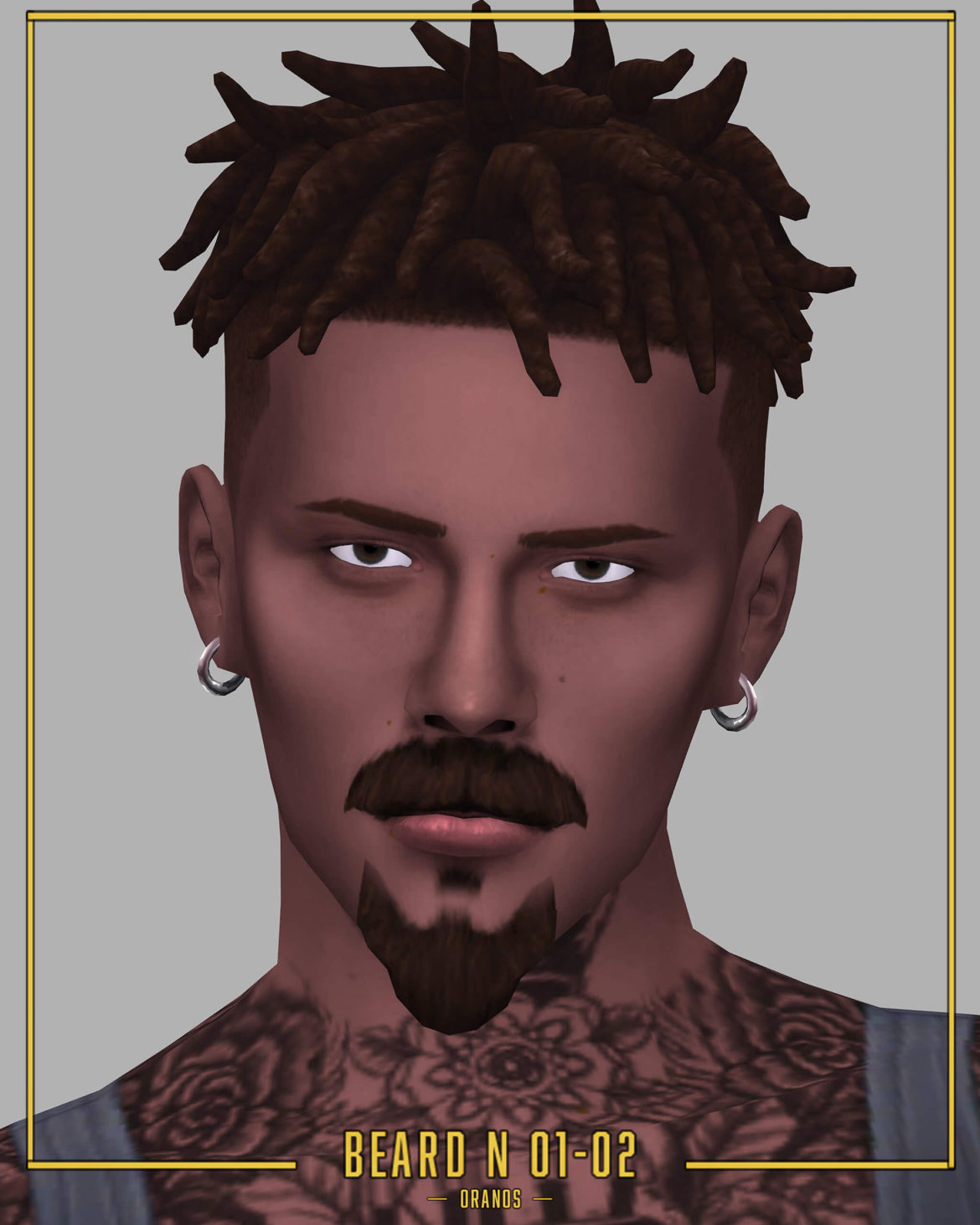 Sims 4 beard n01 02
