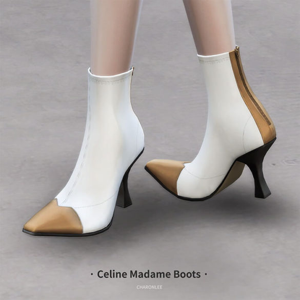 Sims 4 Celine Madame Boots at Charonlee