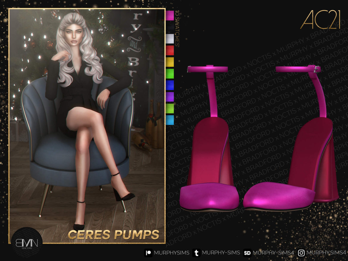 Sims 4 ceres pumps ac21 day 23 100 new mesh 3