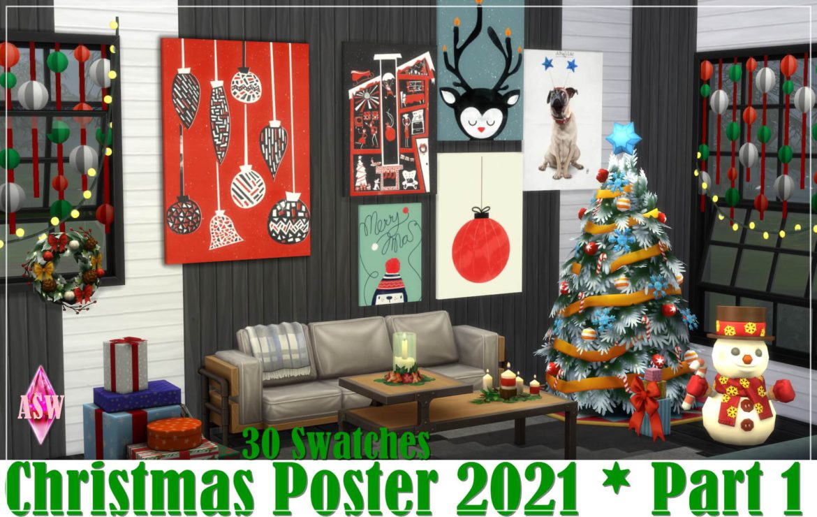 Christmas Poster 2021 * Part 1 at Annett’s Welt