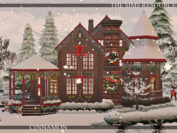 Sims 4 Cinnamon Family House by simZmora