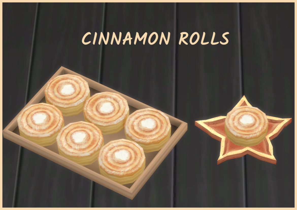 Sims 4 CINNAMON ROLLS at Icemunmun