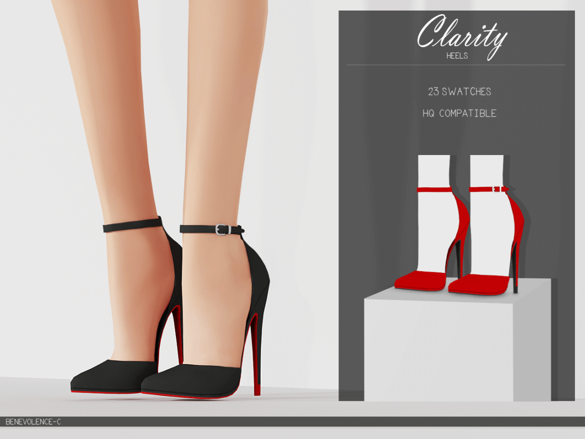 Sims 4 clarity heels