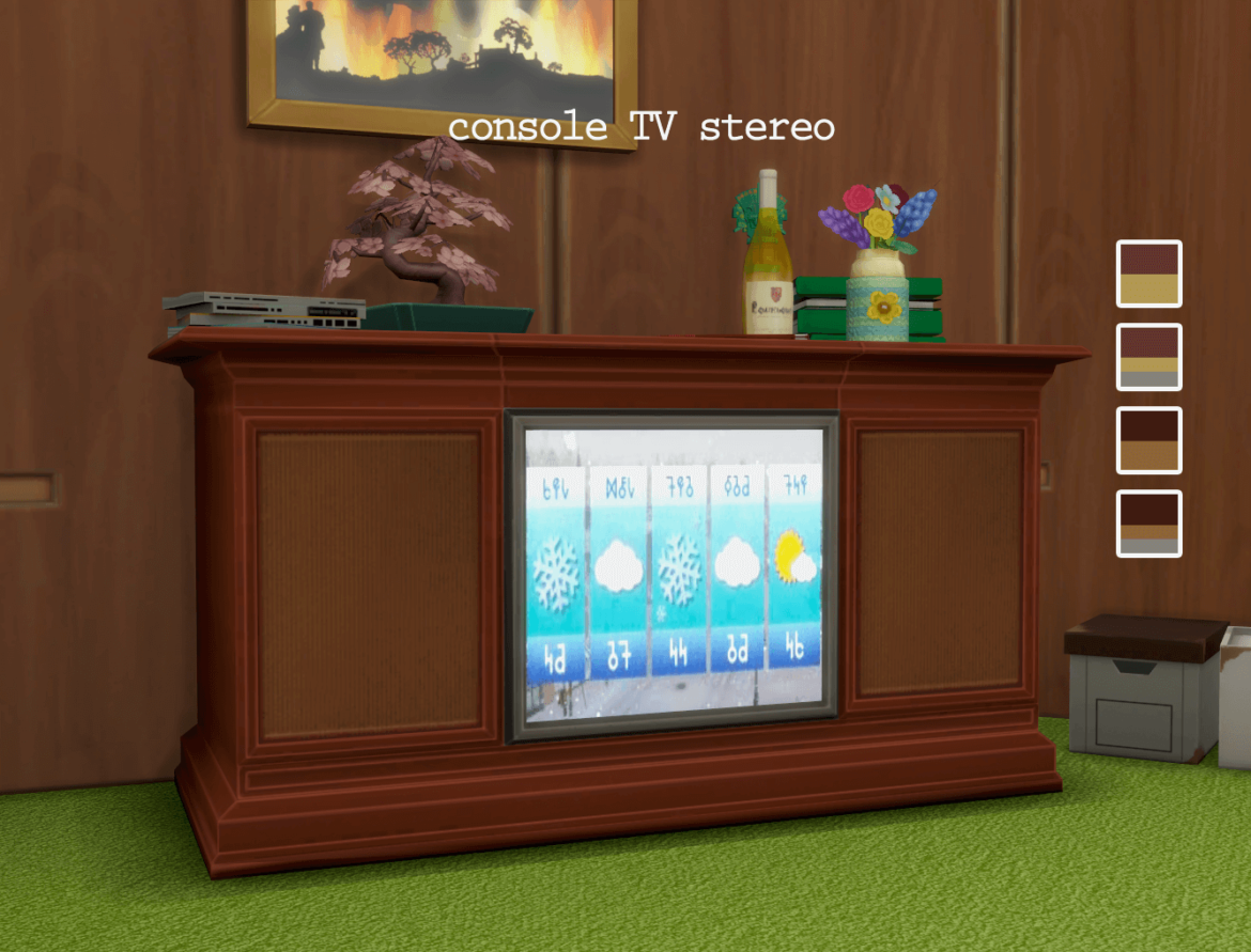 Sims 4 console tv