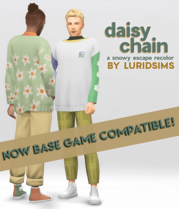 Sims 4 daisy chain base game compatible
