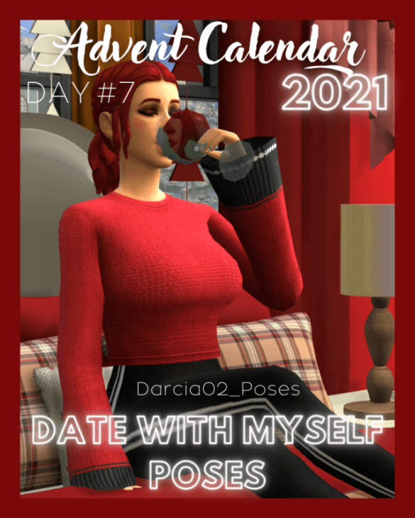 Sims 4 darcia02poses advent calendar 7 date