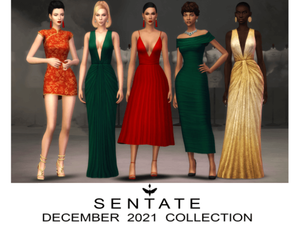Sims 4 DECEMBER 2021 COLLECTION