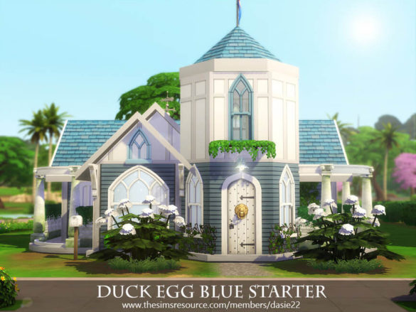 Sims 4 Duck Egg Blue Starter by dasie2 at TSR