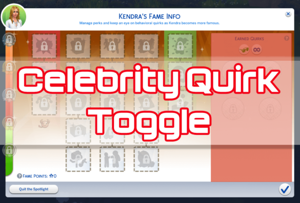 ENABLE OR DISABLE THE CELEB QUIRKS SYSTEM TwistedMexi