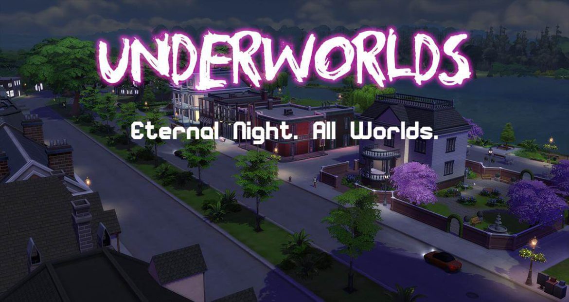Sims 4 ETERNAL NIGHT. ALL WORLDS