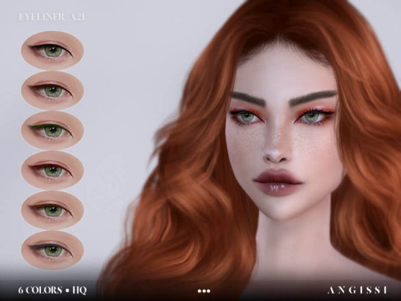 Sims 4 Eyeliner-A21 by ANGISSI at TSR
