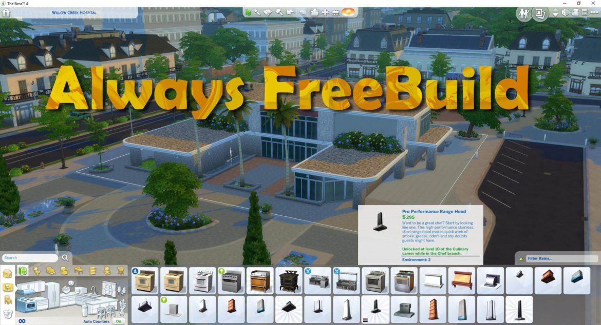 Sims 4 FREEBUILD MODE ALWAYS ENABLED TwistedMexi