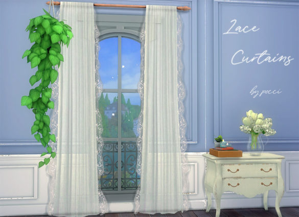 Sims 4 Lace Curtains at Garden Breeze