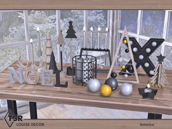 Sims 4 Louise Decor by soloriya at TSR
