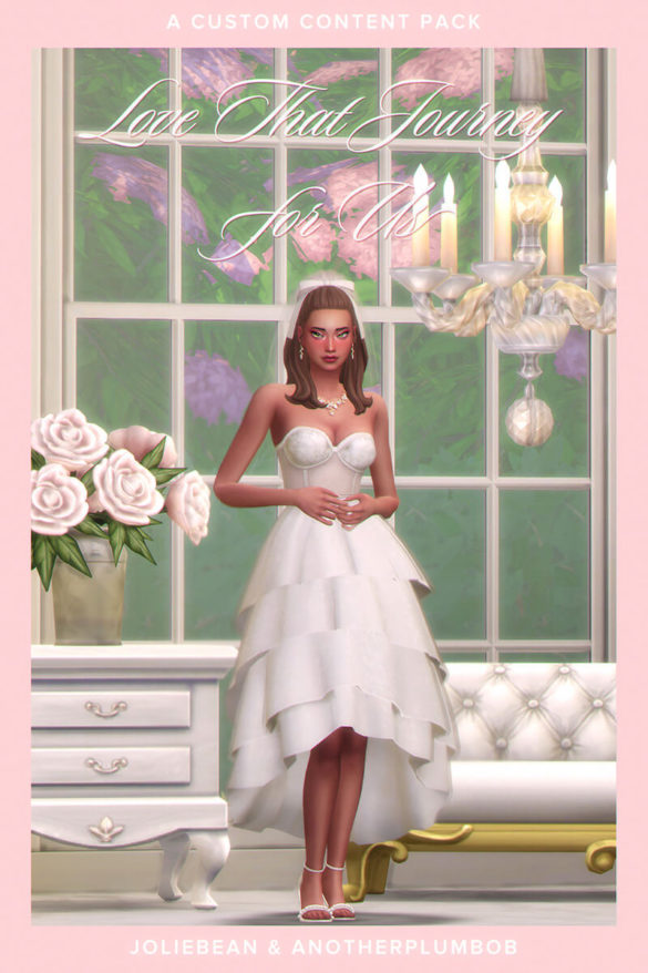 Sims 4 love that journey for us a cc pack by joliebean