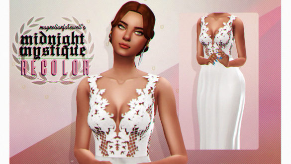 Sims 4 midnight mystique dress