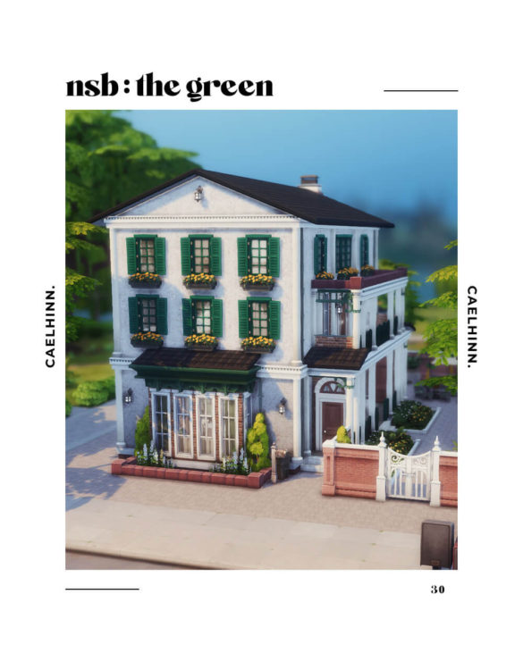 Sims 4 not so berry the green a residential lot