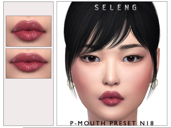 Sims 4 P-Mouth Preset N18 by Seleng at TSR